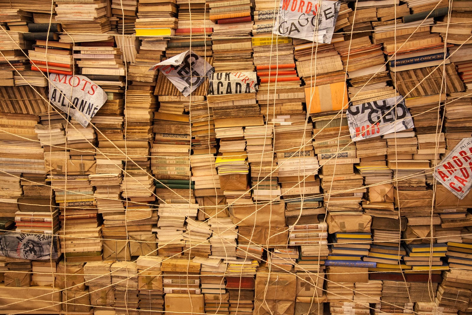 pile of books